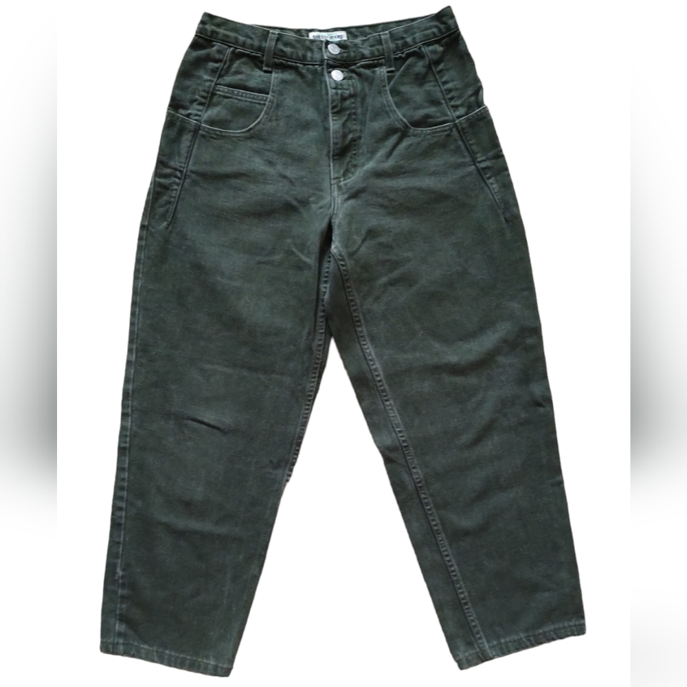 Guess Vintage High Rise Olive Green Jeans Sz.31